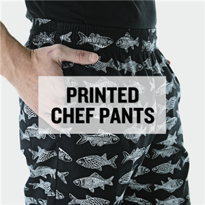 Printed Chef Pants