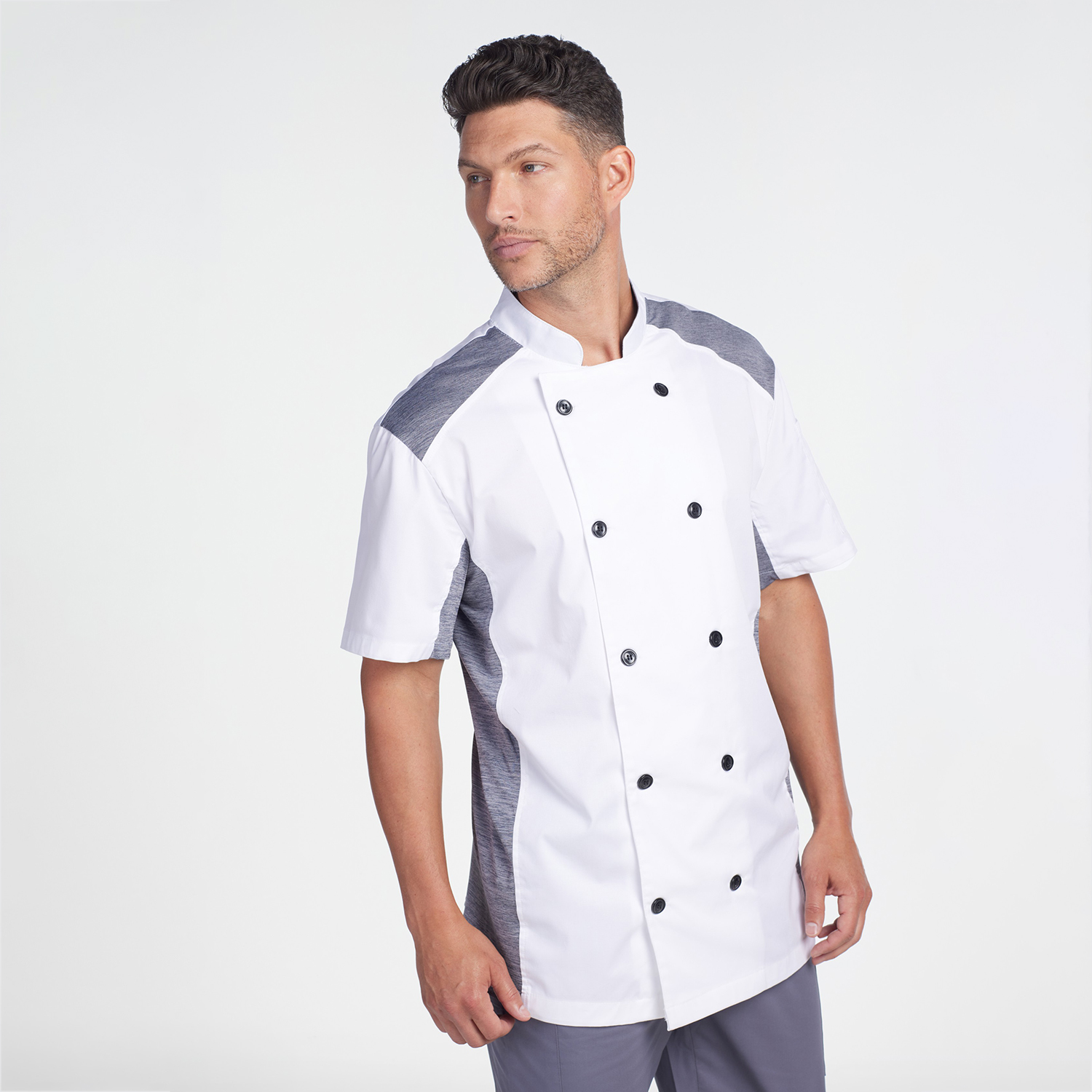 Arte Conmemorativo Reducción Unisex Short Sleeve Quick Cool Stretch Chef Coat (CW5630) | Chefwear