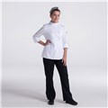 Women's Designer Chef Jacket (CW4463) - Color White