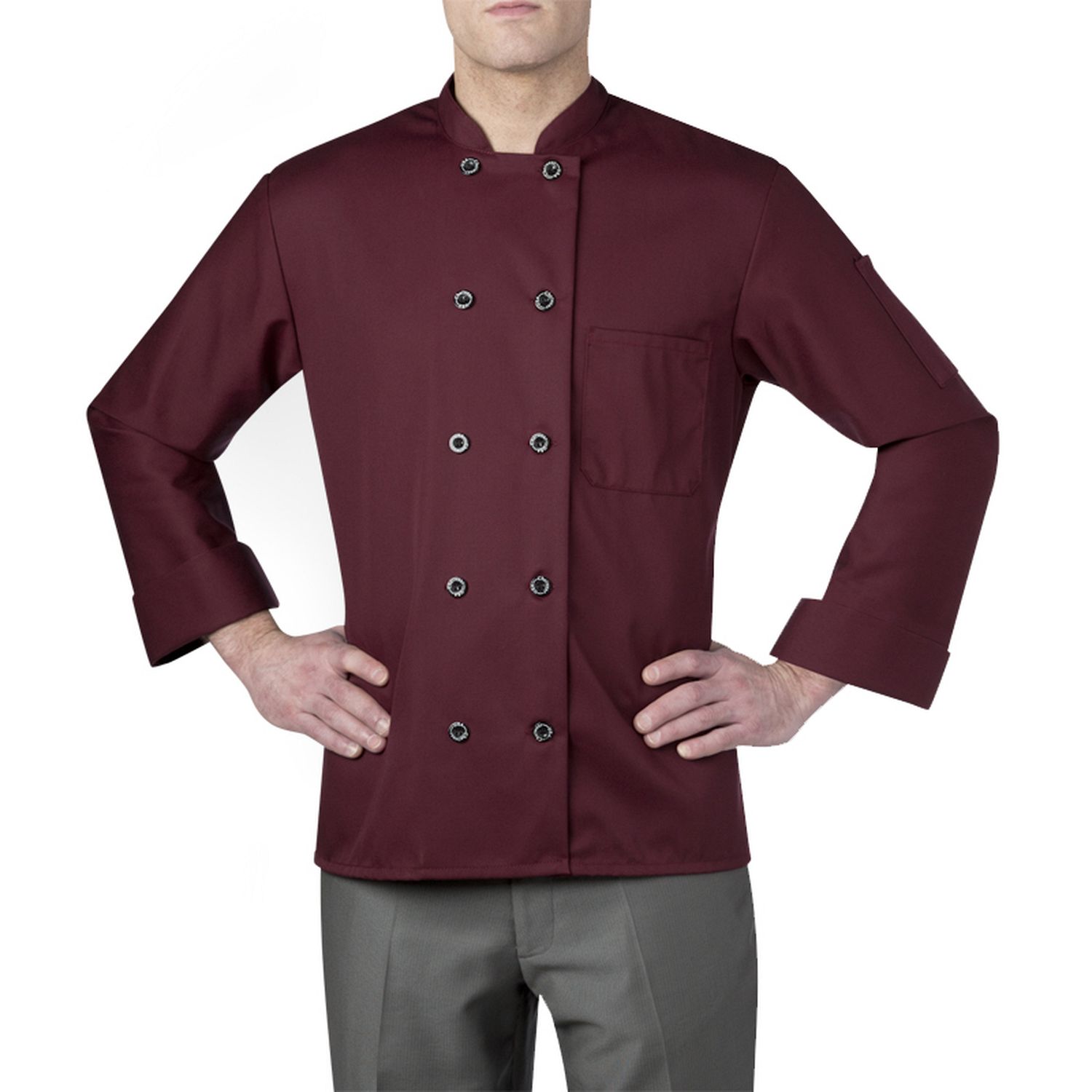 Long Sleeve Primary Plastic Button Jacket (4410) 