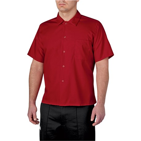 Short Sleeve Snap Chef Shirt (1390)
