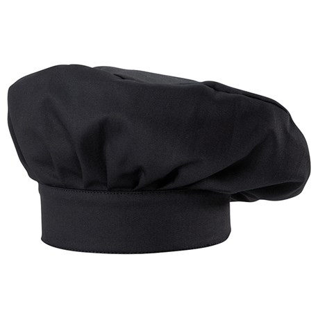 1400-30-S08 black chef toque chef&#39;s toque hat