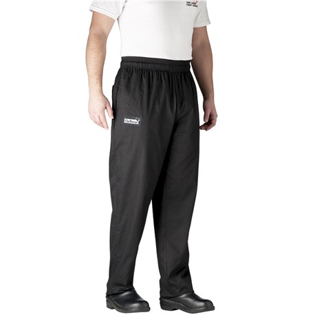 Chefwear Cook Pants Medium long ultimate cotton 3500-50 black/grey pinstripe 