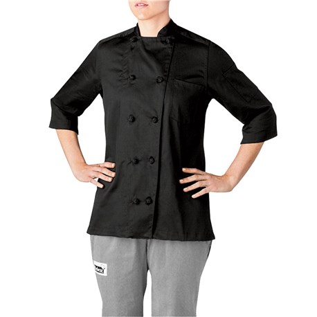 Portwest Rachel women's fitted short sleeve chef jacket  #C737 