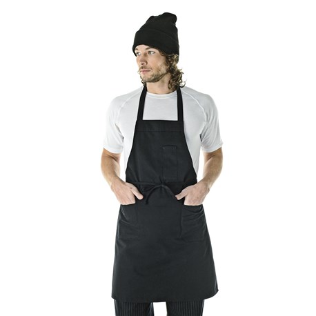 Server Aprons Black Adjustable bib Apron Baker Chef Hat Unisex Cobbler Apron for Pro Chef Baker Barista Apron Chef Hat Universal Set Bartender 
