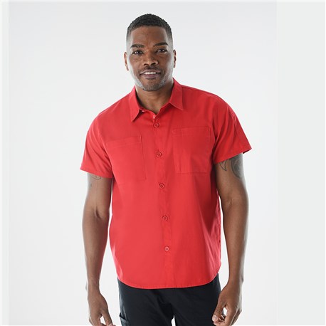 Unisex Modern Essential Short Sleeve Cook Shirts (CW4325)