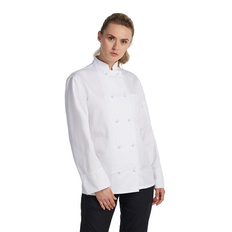 Chefwear Chef Jacket Long Sleeve Primary Cloth Knot Button 