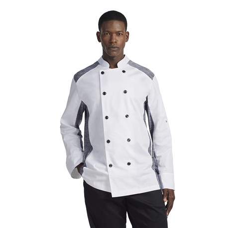 Unisex Slim Long Sleeve Quick Cool Stretch Chef Coat (CW5632)