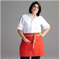 Chefwear Red Waist (Half) Apron for Servers and Waiters, Chef Wear Style CW1691