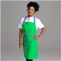 Chefwear Green Bib Canvas Apron for Chefs and Cooks, Chef Wear Style CW1692