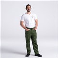 Men's Best Chef Pant (CW3521) - Color Army Green with White T-shirt