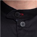 Chefwear Men's Black Short Sleeve Modern Restaurant Work Shirt for Chefs, Cooks, Waiters and Servers. Chef Wear Style CW4320 05