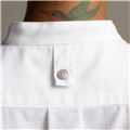 Chefwear Women's White Short Sleeve Modern Restaurant Work Shirt for Chefs, Cooks, Waiters and Servers. Chef Wear Style CW4320 04