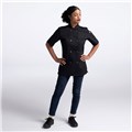 CW4465-CW30-02_Chefwear-Women-Short-Sleeve-Plastic-Button-Chef-Jacket_Black