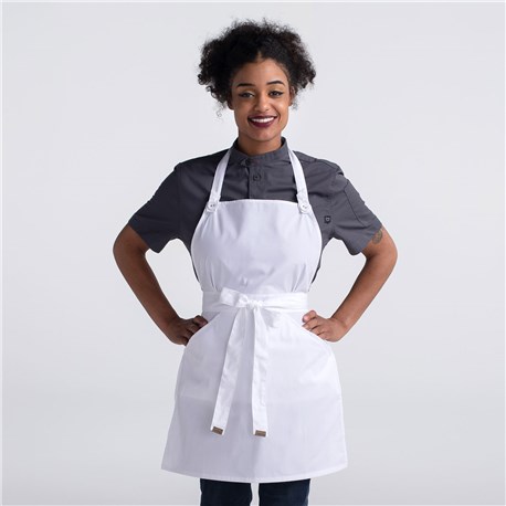 CW1667-CW40-01_Chefwear-Women-Designer-Bib-Apron_White