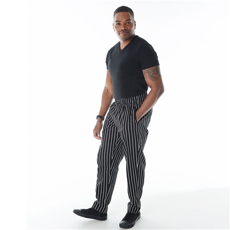New Chefwear 3000 Men's Ultimate 100% Cotton Baggy Chef Pants  Utensils S-5XL 