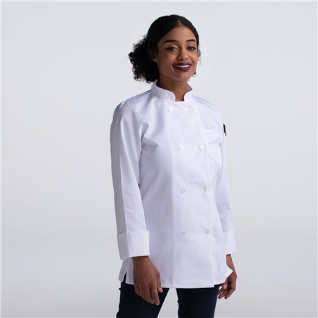 Purple XS-5XL Chefwear 4410-127 Long Sleeve Plastic Button Chef Jacket 
