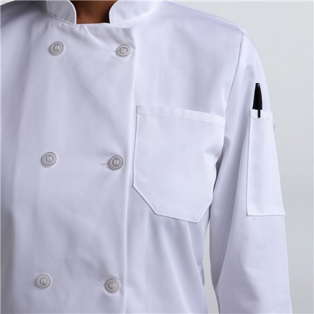 Purple XS-5XL Chefwear 4410-127 Long Sleeve Plastic Button Chef Jacket 