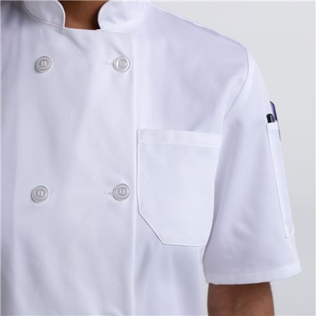 Chef Trends Women's Plastic Button Chef Coat 