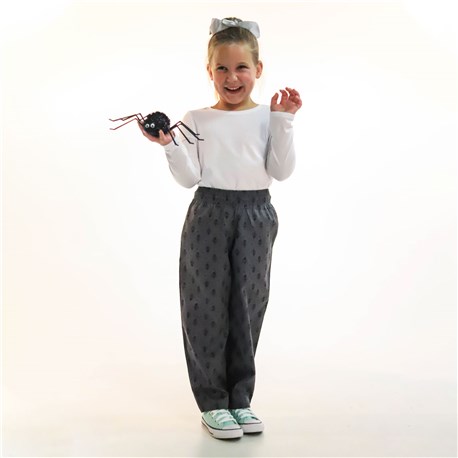 Unisex Kids Ultimate Cotton Chef Pant (CW8200) [Skull Hat]