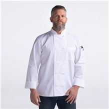 Chefwear 4450-30 Short Sleeve Cloth Knot Button Chef Jacket Black XS-5XL 