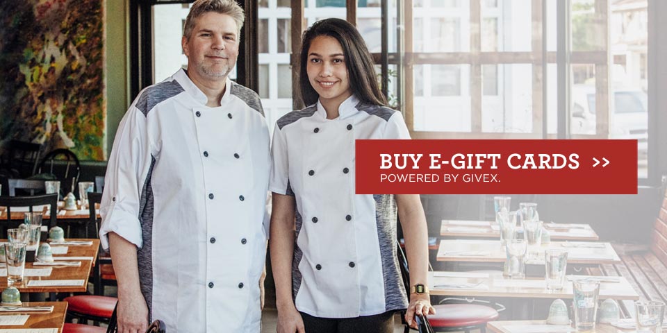 Chefwear Gift Cards for Chefs Cooks